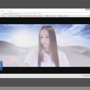 安室奈美恵“世界初”拡張機能を活用したGoogle Chrome版ミュージックビデオ公開＆本人コメント到着